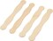 Wooden 8" Fan Handles, Wedding Programs, or Paint Mixing, Pack 100, Jumbo Craft Popsicle Sticks for Auction Bid Paddles, Wooden Wavy Flat Stems for Any DIY Crafting Supplies Kit